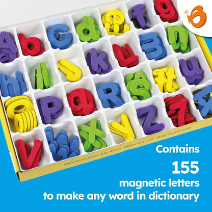 155 Alphabets & Words Magnet Set | Soft foam Letters